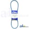 A & I Products Aramid Blue V-Belt (1/2" X 37" ) 15" x0.5" x4" A-A35K - alternate 1